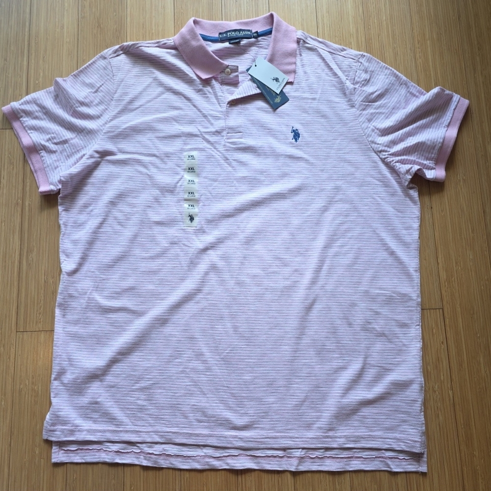 Polo by Ralph Lauren Pink Striped Men's Shirt